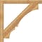 Ekena Millwork Balboa Block Rough Sawn Bracket, Western Red Cedar, 4"W x 48"D x 48"H BKT04X48X48BOA05RWR - alternate 4